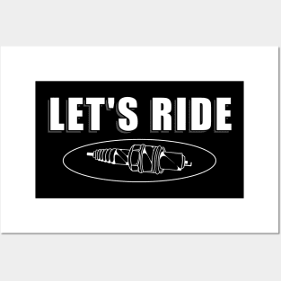 Lets ride Posters and Art